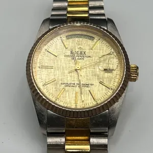 Rolex  (STYLE) Oyster Perpetual Day-Date Men’s Watch with Bi-Metal Bracelet
