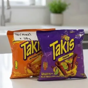 Takis Intense Nacho & Fuego Mixed Snack Pack, 40 x 28g Pouches