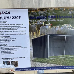Sdlanch Galvanized Metal Livestock Shed
 UNRESERVED