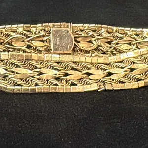 APPROX 14K BRACELET (7", 26.5G)