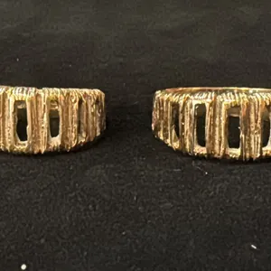 TWO APPROX 10K RINGS (12.9G)