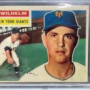 1956 GRADED 6 Hoyt Wilhelm TOPPS Baseball Card.