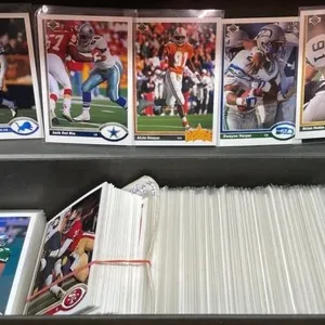 Quantity of 1990's Football Cards. Random Sample