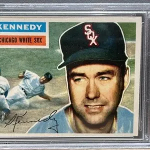 1956 GRADED 7 Bob Kennedy TOPPS Baseball Card.