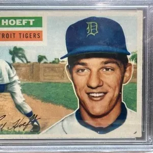 1956 GRADED 5 Billy Hoeft TOPPS Baseball Card.