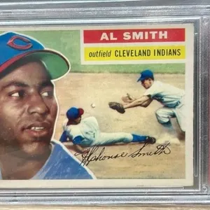 1956 GRADED 5 Al Smith TOPPS Baseball Card. *DC
