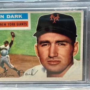 1956 GRADED 5 Alvin Dark TOPPS Baseball Card. *DC