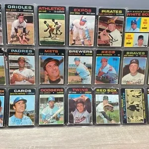 3 pages (24 Cards) of 1970 Baseball Cards. *DC