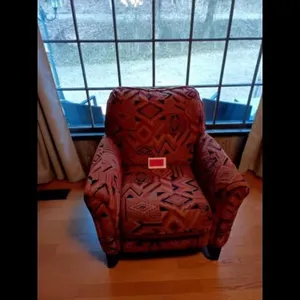 Multicolor Patterned Armchair