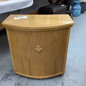 HANDMADE OAK LAUNDRY HAMPER