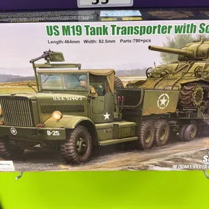 I LOVE KIT 1/35 US M19 TANK TRANSPORTER WITH SOFT TOP CAB MODEL VEHICLE
