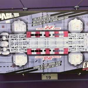 MPC SPACE 1999 EAGLE WITH RESCUE POD MODEL SHIP