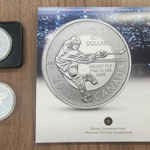 Canada 1978 & 1982 Silver $1 Coins & 2013 - .9999 Silver $20 Coin
 UNRESERVED