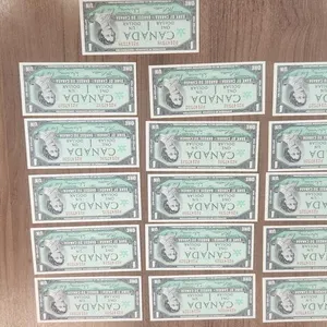 1967 Bank of Canada (16) Crisp Uncirculated Centennial $1 Bank Notes - Consecutive Serial Numbers
 UNRESERVED