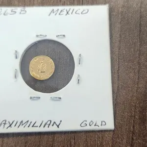 1865B Mexico Gold Coin
 UNRESERVED