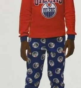NHL Boys’ 2-Piece Pajama Set, Size 6/6X, 100% Cotton
