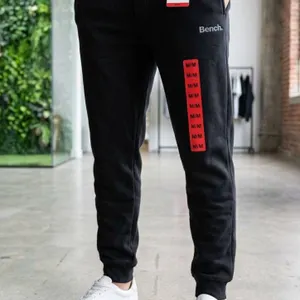 Men’s Bench M/M Black Jogger Pants with Drawstring Waist