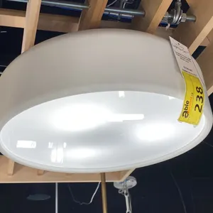 CAMPTON 3 LIGHT FLUSH MOUNT. WHITE LENS. 19"D