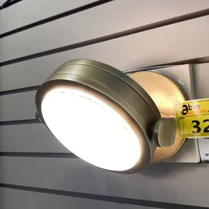 BLANCO LED VANITY LIGHT. VINTAGE BRASS, ALABASTER STONE SHADE.