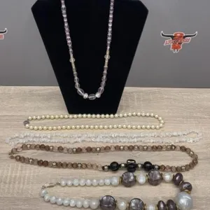 5 Asst. Beaded Necklaces. *SC