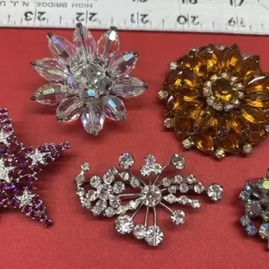5 Asst. Brooches. *SC