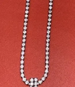 Choker Clear Stone Necklace. *SC