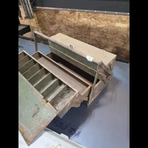 Wolverine Cantilever Toolbox - Vintage Metal Tool