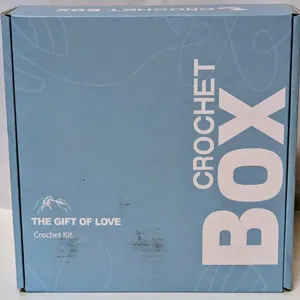 New ZZ00134 CROCHET BOX Crochet Kit for Beginners: Elephant Crochet Kit for Adults, All You Need In, Include Easy Knitting Soft Yarn, Step-by-Step Vid