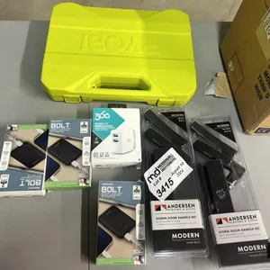 Storm Door Handles, Power Banks & Drill Bit Set
 UNRESERVED