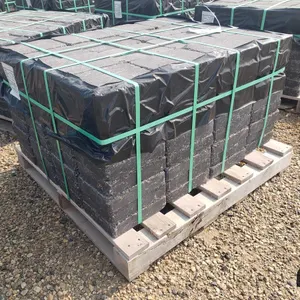 (1) Bundle of Roman Paver (8" x 10" x 2 3/8") Charcoal Colour Patio Stones
 UNRESERVED
