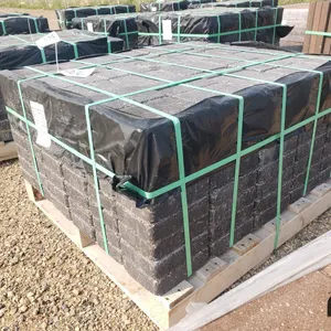 (1) Pallet of Roman Paver (8" x 6" x 2 3/8") Charcoal Colour Patio Stones
 UNRESERVED