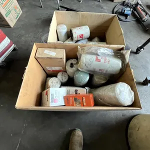 Box of Fuel & Oil Filters & Garbage Can
 UNRESERVED