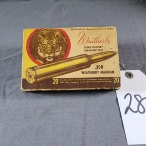 Weatherby 300 Magnum  Qty 20 full box