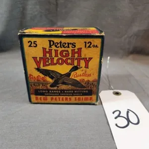Peters High Velocity 12g  Qty 4 in box  2 3/4"