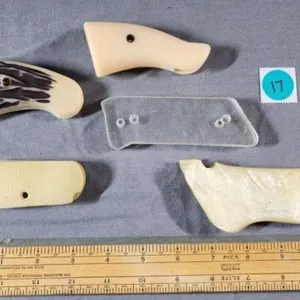 Misc. Plastic Grips Qty 5 Wooden