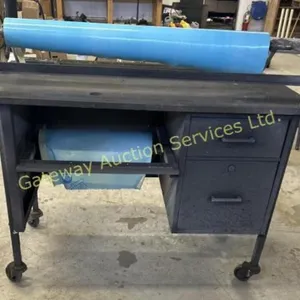 Automotive masking paper dispenser shop built