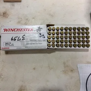 Winchester 357 sig 125 grain full metal jacket 50