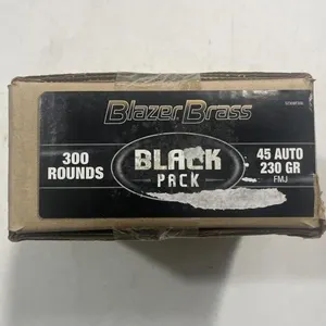 Blazer Brass 45 auto 230 grain FMJ 300 rounds