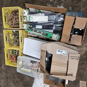 Pallet of Mower Blades, Lights, Finishing Nails & Guards
 UNRESERVED