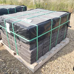 (1) Bundle of Roman Paver (8" x 10" x 2 3/8") Charcoal Colour Patio Stones
 UNRESERVED