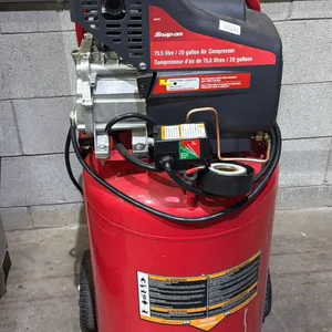 SNAP-ON 75.5 LITER/ 20 GALLON PORTABLE AIR COMPRESSOR (1 PIECE BROKEN, UNKNOWN RUNNING CONDITION)