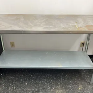 STAINLESS STEEL PREP TABLE APPROX 60'L X 24'D X 35"H