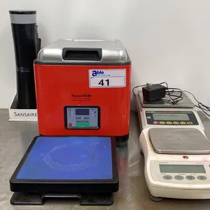 SOUSVIDE SUPREME, SANSAIRE SOUS VIDE, 2 SCALES * USED IN LAB, MAY NOT BE FOOD SAFE*