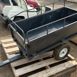5' x 31" Metal yard wagon, H78