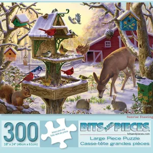 Bits and Pieces 300-Piece Jigsaw Puzzle – Summer Feasting