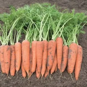 Autumn King Carrot  Seeds – 5 Packs of Mr. Fothergill’s