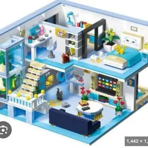 Zhe Gao Mini Building Set – Cat Villa