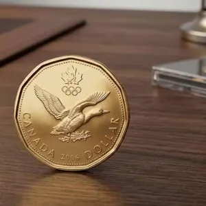 2006 Canada Lucky Olympic Loonie Dollar Coin