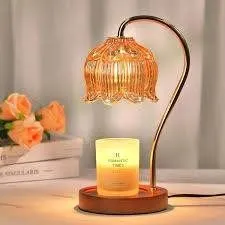 Candle Warmer Flower Lamp in Decorative Floral Pattern