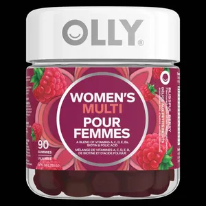 Olly Women’s Multi Gummies, Blissful Berry Flavor, 90 Count